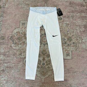 Nike Pro Dri-Fit Compression Leggings White Men's M NWT